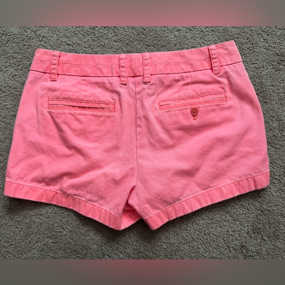 J. Crew Women’s Chino Shorts Size 6 Pink Cotton Preppy Summer Vacation Beach - Picture 5 of 5